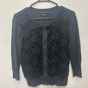 Black Lace Cardigan